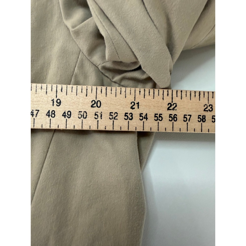 Marc Ecko Cut & Sew Mens Tan Military Field Jacket Mandarin Collar Medium - Picture 9 of 12